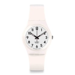 Orologio Swatch Original Gent  JUST WHITE SOFT SO28W107-S14 | De Wrachien Gioielli