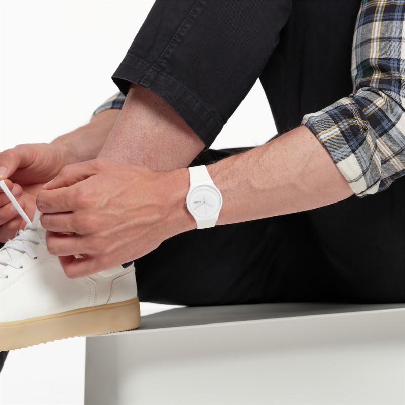 Orologio Swatch WHITE REBEL SO29W704-S14 |De Wrachien Gioielli