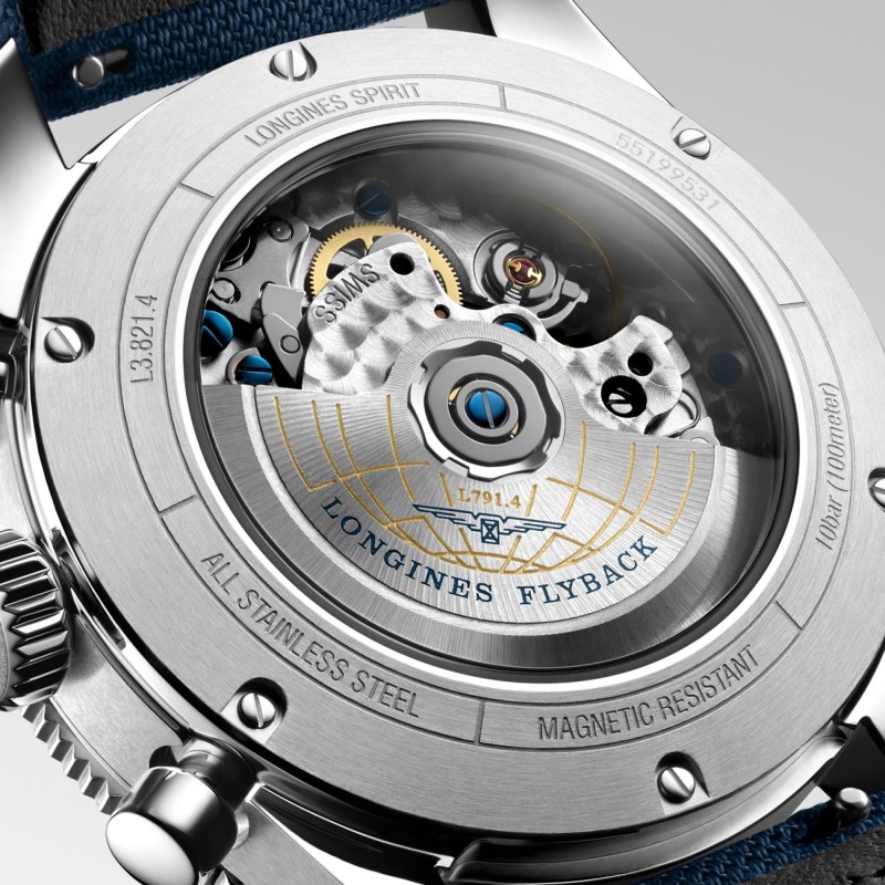 Orologio Longines SPIRIT FLYBACK L38214932| De Wrachien Gioielli