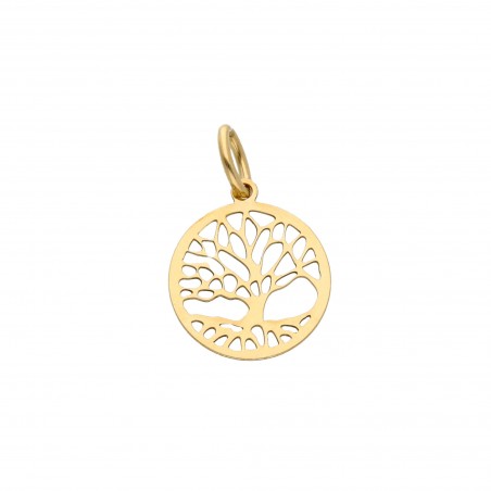 CIONDOLO IN ORO GIALLO ALBERO DELLA VITA