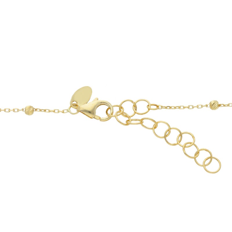 BRACCIALE IN ORO GIALLO CON PALLINE