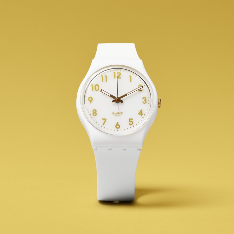 Orologio Swatch Original Gent WHITE BISHOP SO28W106-S14 | De Wrachien Gioielli