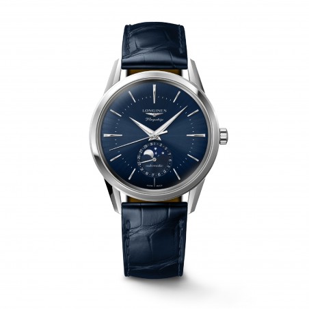 Orologio Longines FLAGSHIP HERITAGE MOONPHASE L4.815.4.92.2 | De Wrachien Gioielli