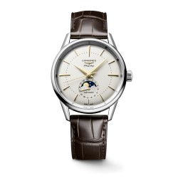 Orologio Longines FLAGSHIP HERITAGE MOONPHASE L4.815.4.78.22 | De Wrachien Gioielli