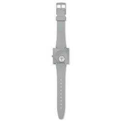 Orologio Swatch Original Square WHAT IF…GRAY? SO34M700 | De Wrachien Gioielli