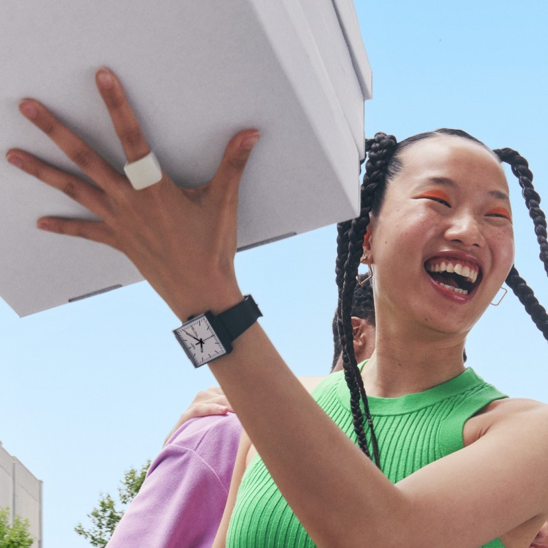 Orologio Swatch WHAT IF…BLACK?  SO34B700 | De Wrachien Gioielli