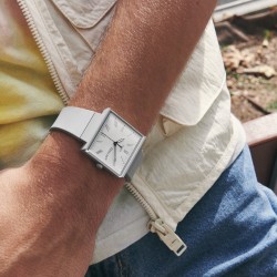 Orologio Swatch Original Square WHAT IF…GRAY? SO34M700 | De Wrachien Gioielli