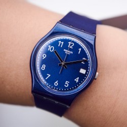 Orologio Swatch Original Gent SILVER IN BLUE GN416 | De Wrachien Gioielli
