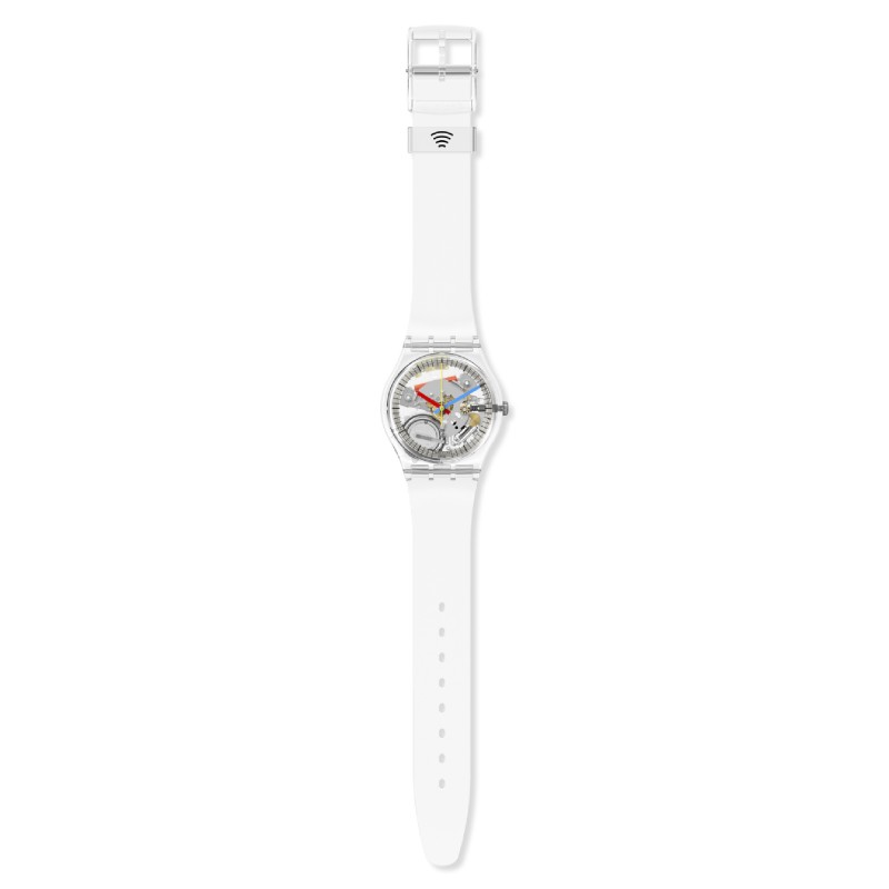 Orologio Swatch Original Gent CLEARLY GENT PAY! SO28K109-5300 | De Wrachien Gioielli