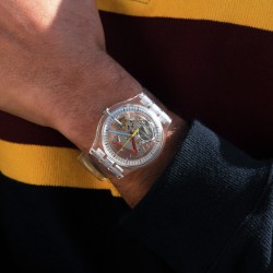 Orologio Swatch New Gent CLEARLY NEW GENT PAY SO29K115-6000| De Wrachien Gioielli