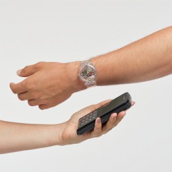 Orologio Swatch New Gent CLEARLY NEW GENT PAY SO29K115-6000| De Wrachien Gioielli