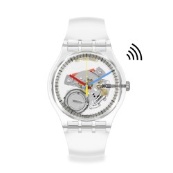 Orologio Swatch New Gent CLEARLY NEW GENT PAY SO29K115-6000| De Wrachien Gioielli