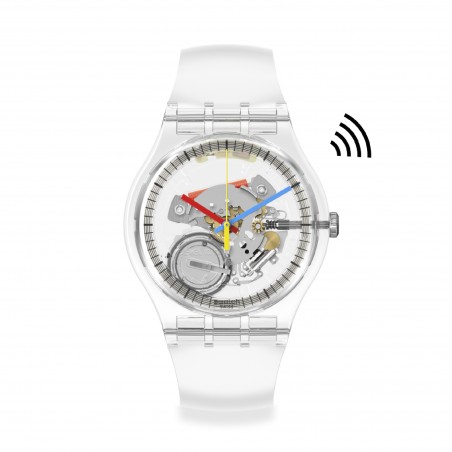 Orologio Swatch New Gent CLEARLY NEW GENT PAY SO29K115-6000| De Wrachien Gioielli