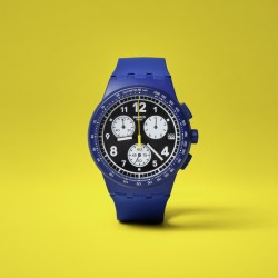 Orologio Swatch NOTHING BASIC ABOUT BLUE SUSN418 | De Wrachien Gioielli