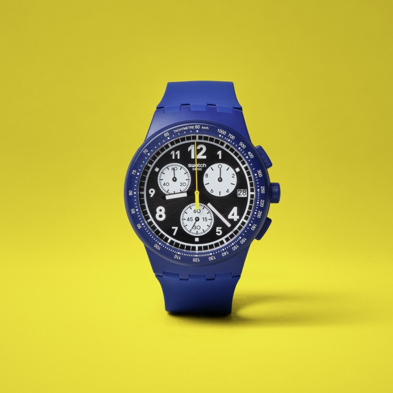 Orologio Swatch NOTHING BASIC ABOUT BLUE SUSN418 | De Wrachien Gioielli