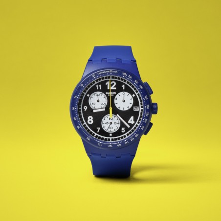 Orologio Swatch NOTHING BASIC ABOUT BLUE SUSN418 | De Wrachien Gioielli