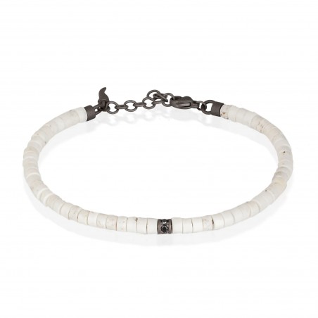 Bracciale MANOJ HEARTSTONE HEASTBRHOWTB3PT | De Wrachien Gioielli