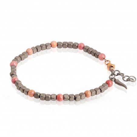 Bracciale in titanio MANO J CUBY MINBRT10RODCUP | De Wrachien Gioielli