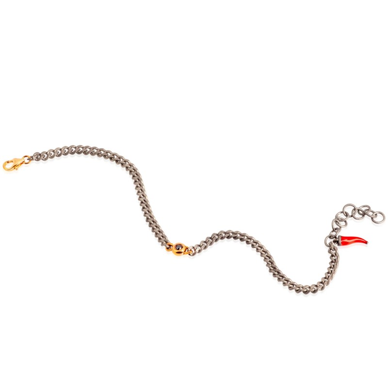 Bracciale in titanio Mano J GROUMETTE MINBRT1PLRG3PT | De Wrachien Gioielli