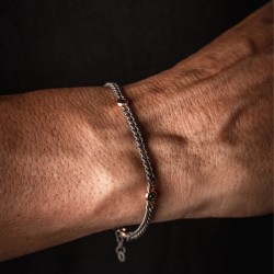 Bracciale in titanio Mano J GROUMETTE MINBRT3PLRG3PT | De Wrachien Gioielli