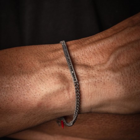 Bracciale in titanio Mano J GROUMETTE MINBRT23BBARK | De Wrachien Gioielli