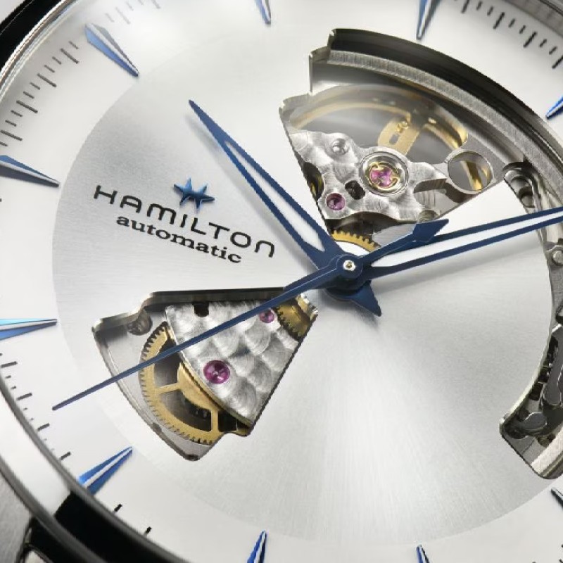 Orologio Hamilton JAZZMASTER OPEN HEART AUTO 40mm H32675150 | De Wrachien Gioielli