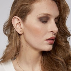 Mono orecchino in oro Ginger FILO| De Wrachien Gioielli