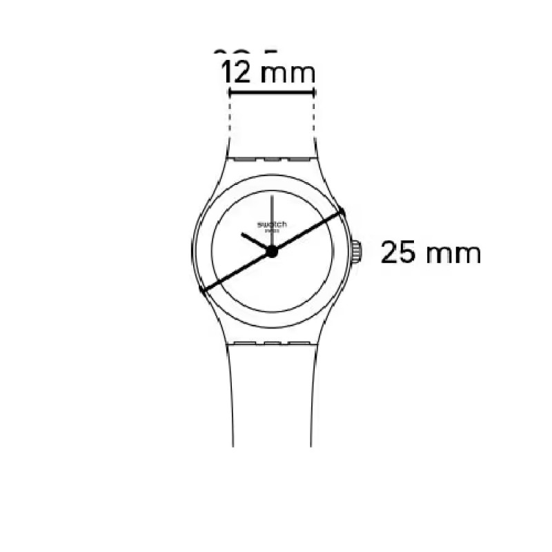 Cinturino Originale Swatch MENTHOL TONE ALK292G | De Wrachien Gioielli