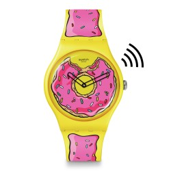 Orologio Swatch x The Simpsons SECONDS OF SWEETNESS PAY! SO29Z129-5300 | Gioielleria De Wrachien