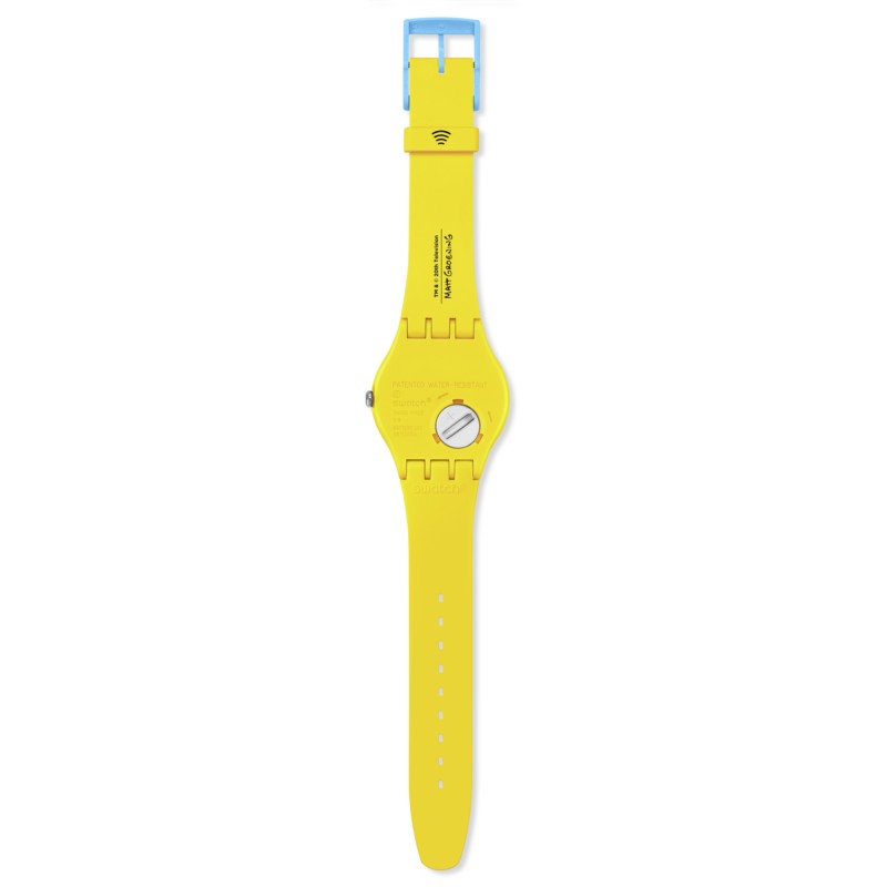 Orologio Swatch x The Simpsons SECONDS OF SWEETNESS PAY! SO29Z129-5300 | Gioielleria De Wrachien