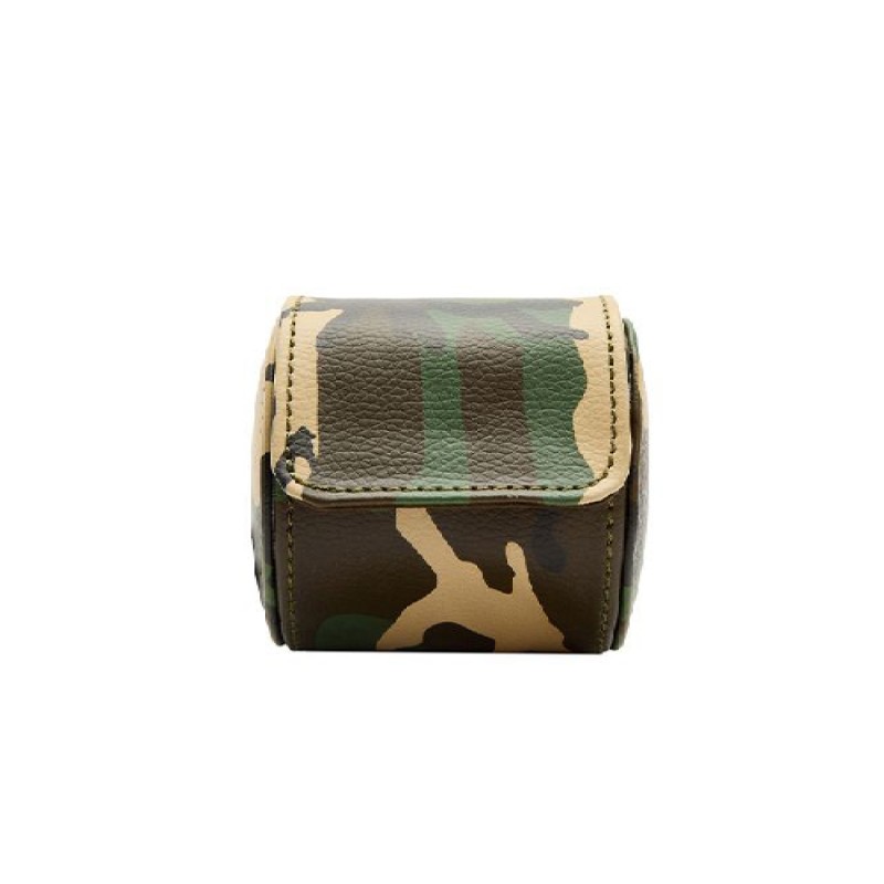 PORTA OROLOGI WOLF ELEMENTS SINGLE WATCH ROLL EARTH 665330 | De Wrachien Gioielli