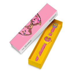 Orologio Swatch x The Simpsons SECONDS OF SWEETNESS PAY! SO29Z129-5300 | Gioielleria De Wrachien