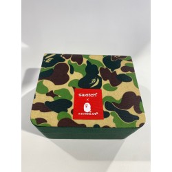 SWATCH X BAPE TOKYO WHITE MULTI CAMO