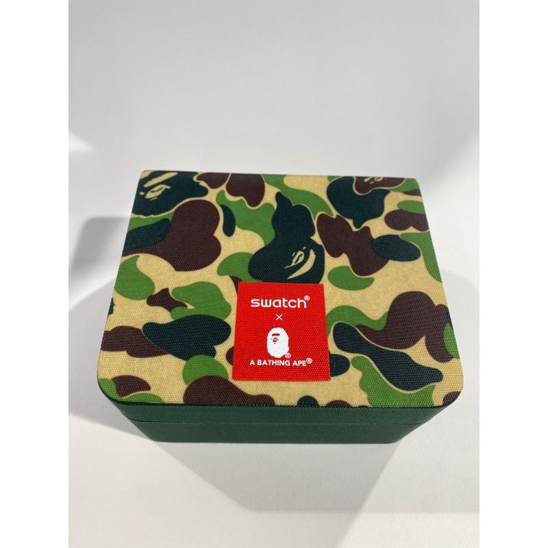 SWATCH X BAPE TOKYO WHITE MULTI CAMO