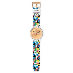 SWATCH X BAPE TOKYO WHITE MULTI CAMO