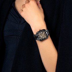 Orologio RADO TRUE SQUARE OPEN HEART DIAMOND R27086712| De Wrachien Gioielli