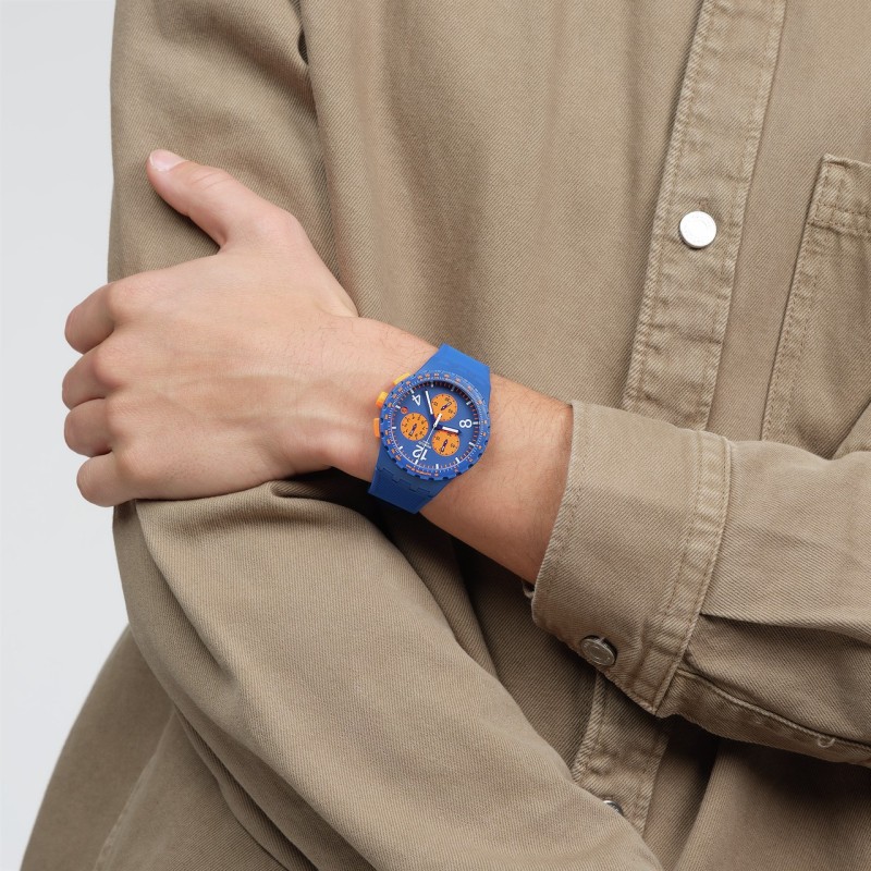 Orologio Swatch PRIMARILY BLUE SUSN419 | De Wrachien Gioielli