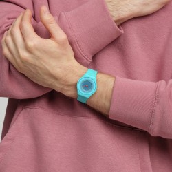 Orologio Swatch Skin RADIANTLY TEAL SS08N114 | De Wrachien Gioielli