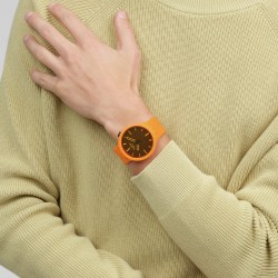 Orologio Swatch CRUSHING ORANGE SB05O102| De Wrachien Gioielli