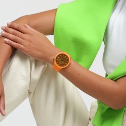 Orologio Swatch CRUSHING ORANGE SB05O102| De Wrachien Gioielli