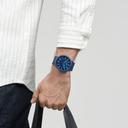 Orologio Swatch INDIGO GLOW SB05N113| De Wrachien Gioielli