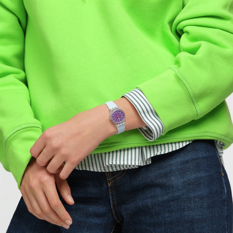 Orologio Swatch POWDER PLUM LL126 | De Wrachien Gioielli