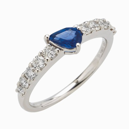 Anello Valentina Callegher in oro e diamanti | De Wrachien Gioielli