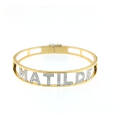 Bracciale Crivelli in oro e diamanti | De Wrachien Gioielli