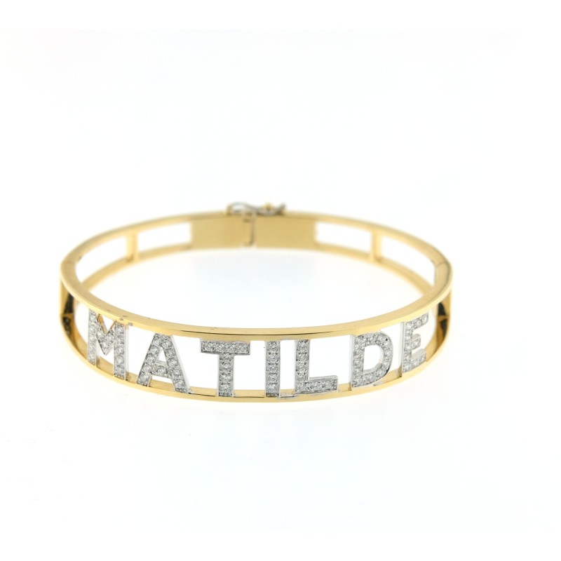 Bracciale Crivelli in oro e diamanti | De Wrachien Gioielli