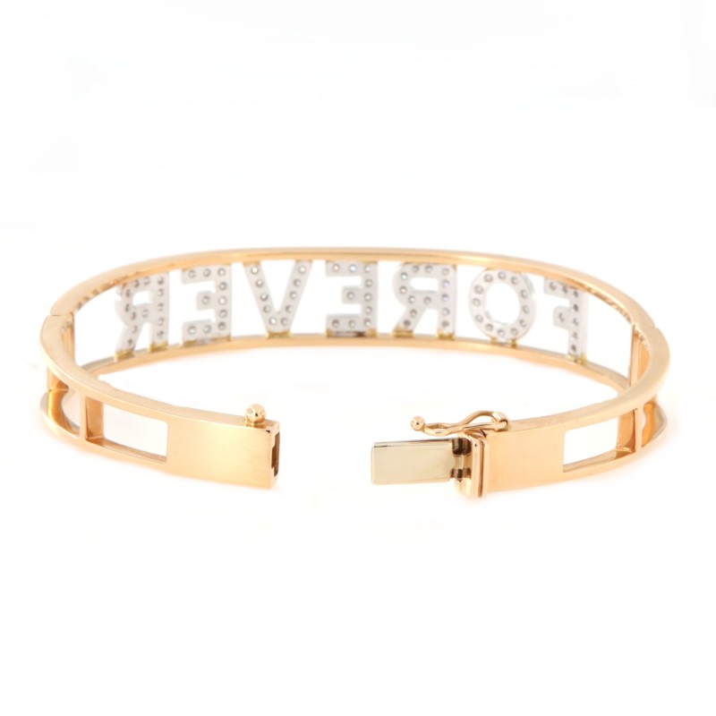 Bracciale Crivelli in oro e diamanti | De Wrachien Gioielli