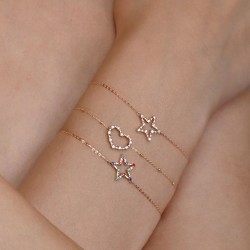 Maman et Sophie Bracciale Aurum con diamanti BRMCR1RB | De Wrachien Gioielli