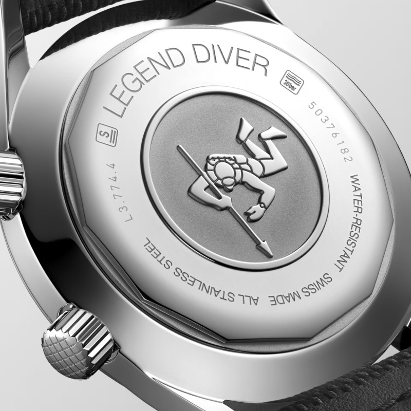 Orologio Longines LEGEND DIVER L3.774.4.90.2 | Gioielleria De Wrachien