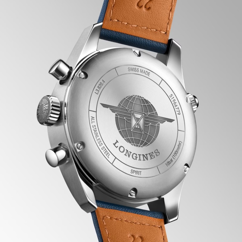 Orologio LONGINES SPIRIT CHRONO L38204930 | De Wrachien Gioielli