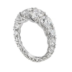 Anello Eternity GOLAY in oro e diamanti | De Wrachien Gioielli